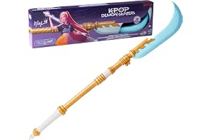 Nerf K-Pop: Demonjägarna Miras krökta månsvärd, skumklinga, 91 cm, Nerf-leksakssvärd och -presenter för barn, från 6 år
