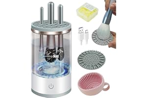 ‎IUHFSIFS IUHFSIFS Upgrade Pinselreiniger Make Up Aufladbar 【Revolutionäres Motor-Upgrade】【Passend Für Alle Make-Up-Pinsel】Pinselreiniger Make Up Elektrisch, Leicht Zu Edienen Make Up Brush Cleaner