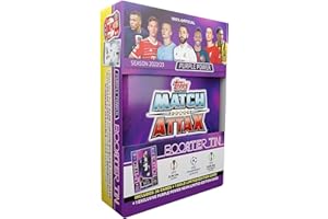 Topps Match Attax 22/23 - Ligue des Champions, Carte de Foot - Boîte de Collection, Purple Power (Version Anglaise)