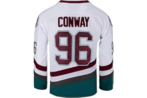 BOROLIN Charlie Conway Trikot #96 Ducks Ice Hockey Trikot grün/weiß