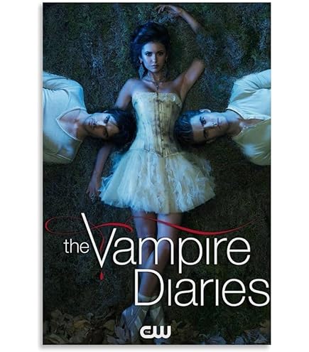 Terp Poster The Vampire Diaries - Art Mural - Cadeau Pour Chambre à Coucher, Salon - Décoration Moderne Et Esthétique - 20 X 30 Cm