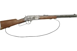 J.G.Schrödel Western Rifle 44 med trähandtag: Leksakspistol för cowboy och sheriff-spel samt cosplay, för 13-skott ammunition