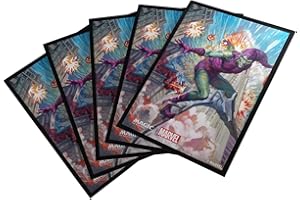 Gamegenic, Magic : The Gathering – Marvel Spider-Man Premium Art Sleeves – Green Goblin, 105 manchons par paquet