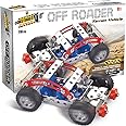 Construct It Off-Roader - 110 Piece 4WD Construction Kit - STEM Toys For 8+ Year Olds - Build Your Own Metal Off-Roader - STEM for Kids Ages 8-12
