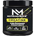 Nutrimuscle Pure Micronised Creatine Monohydrate Powder - 250 grams ( 83 servings ) | Unflavoured Powder | Highly Soluable ( 200 mesh fine powder ) - Fast Absorption - Increases Muscle Mass, Strength, Power, Endurance & Stamina - Enhances Muscle Repair & Recovery