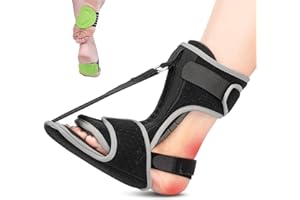 MeYuxg Nocturna Fascitis Plantar Férula, Adjustbale Fascitis Plantar Alivio Noche Férula Aliviar Fascitis plantar Alivio Tendinitis de Aquiles Pies caídos Arcos Planos