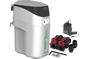 Adoucisseur d'eau Water2Buy EASY modèle Z, adoucisseur d'eau W2BMZ de nouvelle génération - Eau douce filtrée 15 litres/minute, certifié NSF/FDS/ISO 9001 et 14001, 100% calcaire éliminé
