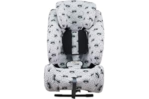 JANABEBE JYOKO KIDS Cover liner for car seat Compatible with Klippan Century and Triofix (Raccoon, KLIPPAN CENTURY)