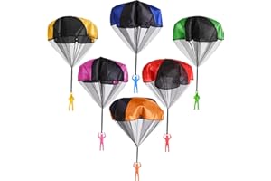 Kesote 6 x spadochronowa zabawka spadochronowa dzieci rzucane ręka spadochronowa smok dziecięcy prezent (4 kolory losowe)