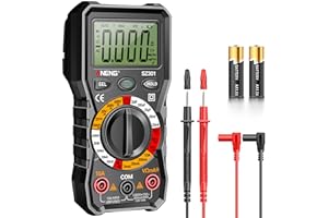 ANENG Multímetro Digital Con Estuche,Voltímetro De CC Y CA,Voltímetro De Ohmios Y Amperios,Mide Voltaje,Corriente,Resistencia,Diodos, Herramientas Eléctricas Para Tomacorrientes Domésticos