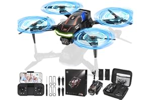 Apritsce Dron z kamerą HD 6k dla dzieci, mini dron dla dzieci z 3D, składany dron dziecięcy z inteligentnym strzelaniem, długi czas lotu, dla dzieci i początkujących