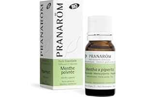PRANAROM - Menta Piperita Bio - Aceite Esencial Quimiotipado - Digestión y Tono - 100% Puro y Natural - AEQT - 10ml