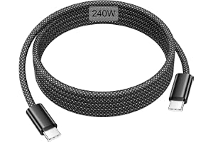 240 W USB-C till USB-C-kabel 2M,Snabbladdningskabel PD3.1 Typ C Kabel Cord