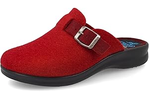 Fly Flot | Classic Woman, Pantofole Donna Ricamata in Pet Riciclato e Fibbia Sottopiede in Panno