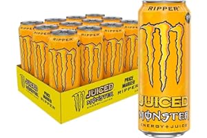 MONSTER Monstre Ripper Energy + Juice 500ml (Pack de 12 x 500 ml)