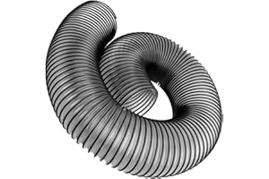 VQQLII 764-05082 Bagger Flex Hose Replacement 8" 76405082 Leaf Vacuum Hose Compatible MTD CUB-Cadet RZT Riding Mower 36" 42" 46" 50" 54" Rear Fast Double Bagger Kit