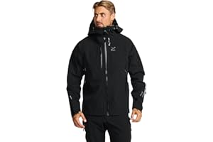 RevolutionRace Cyclone 3L Shell Jacket für Herren, Wasserdichte Jacke mit Recco-Reflektoren zum Wandern