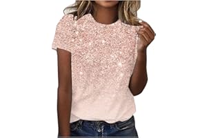 XiaoCheyh Sparkly Tops for Women UK Plus Size Ladies Tops Clearance Women's Cotton T Shirts Off Shoulder Jumper Sale Ladies Tshirt Tops Cotton Tops for Women UK Daily Deals Womens Day Gift