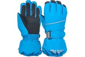 ‎KAPSUEN Ski Handschuhe für Kinder - wasserdichte und Winddichte Winterhandschuhe Warm Sporthandschuhe Snowboardhandschuhe für Outdoor-Sport, Fahrradhandschuhe Warme Handschuhe in Winter