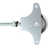 Amig - Pulley for Steel Clothes Airer - Metal Roll 39 mm - Includes Fastening Screw and Guides - Outdoor Use