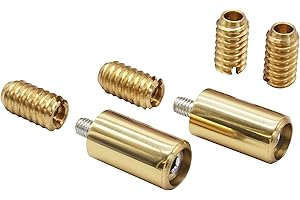 EAI Sash Window Stop for Security and Ventilation | Polished Brass | Pack of 2 Stops…