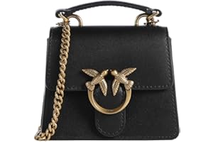 Pinko Love One Top Handle Micro Light Vitello Seta, Borsa Donna, Taglia Unica