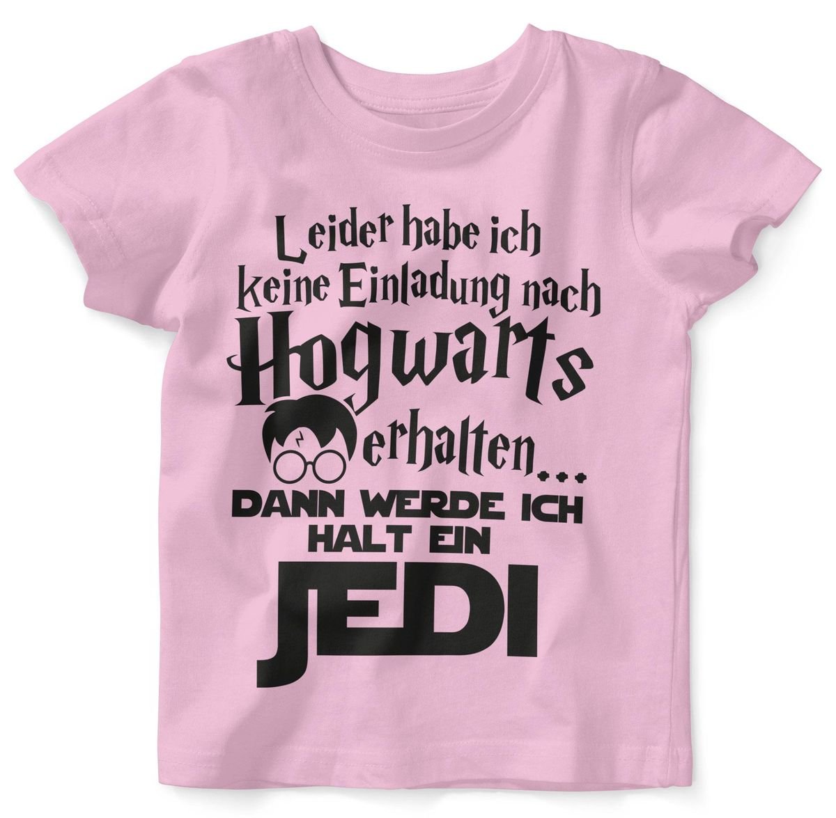 Mikalino-BabyKinder-T-Shirt-Leider-Habe-Ich-Keine-Einladung-Nach-Hogwarts-Erhalten-Dann-Werde-Ich-Halt-Jedi-FarbeRosa-Grsse9298