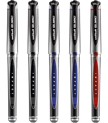 Uni-ball Signo Gelstick Rollerball Pens 0.7mm - Red Ink 12-Pack, Comfort Grip Writing Pens