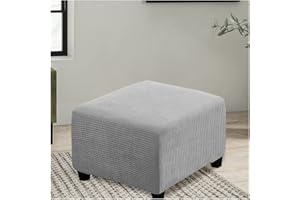 ELYSYSRL Hockerbezug Quadratisch Ottomane Schonbezug Quadratische Stretch Hocker Bezug Hocker Bezug für Ottomane Überzug Hockerbezug Quadratische Ottomane Abdeckungen ( Color : #2 , Size : 60x60cm/24x24in )