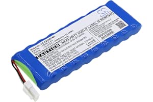 BORNMIO CS-KZC601MD Batteries 2000mAh Compatible avec [Kenz Cardico] Cardico 601, ECG-601, Compatible avec [Suzuken] Kenz ECG 305, Kenz ECG-305 remplace 10HR-AAU