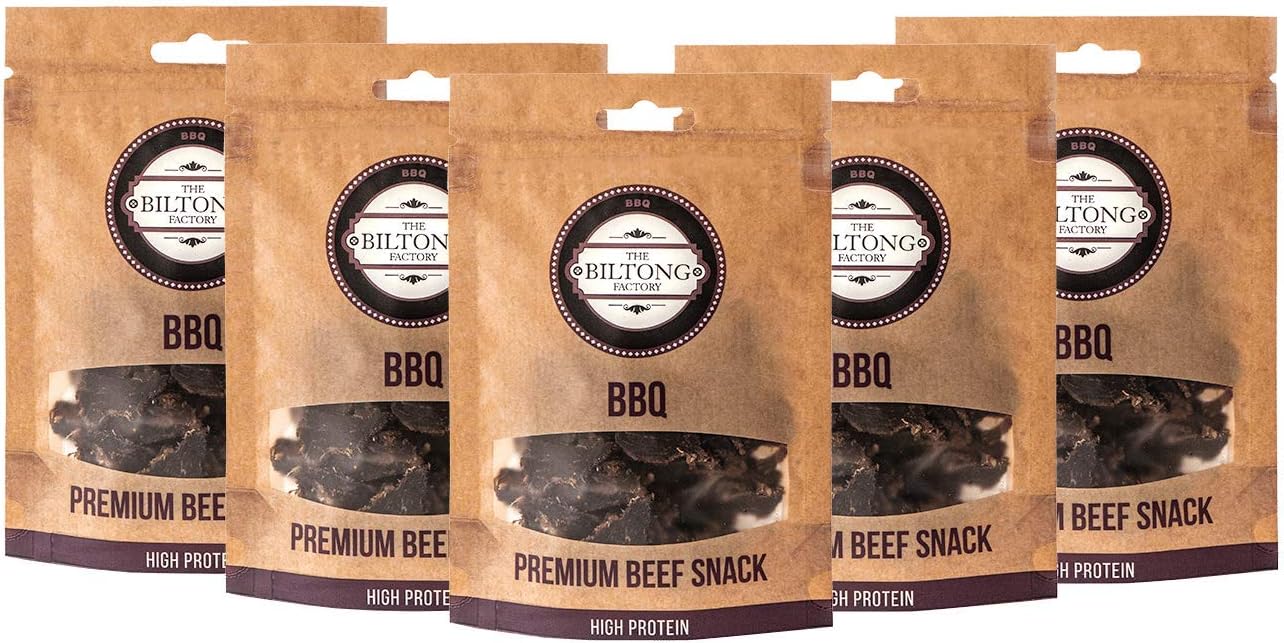 The Biltong Factory5 x 30g Packs of Premium Biltong (BBQ)