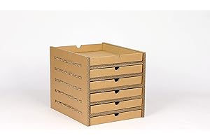 KUBBY - Kallax Corrugated Cardboard Insert Suitable for Kallax Expedit Shelf