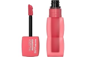 Maybelline New York Teddy Tint, Tinta Labbra A Lunga Tenuta, Effetto Matte Vellutato, Tenuta 12H, Formula Stratificabile, Superstay, Tonalità: Petalcore 40, 5 ml