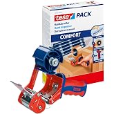 tesa Economy Manual Dispenser - Manual Adhesive Tape Dispenser for | Robust professional quality dispenser - For packing tape