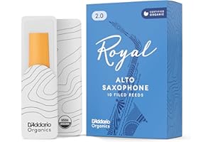 Anches de saxophone alto D'Addario Royal, force 3, paquet de 10