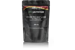 NEO-NUTRITION Grassfed Beef Liver Capsules 500mg - Supports Liver, Brain, and Heart Health
