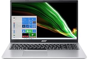Acer Aspire 3 A315-58-5922 - Computer portatile da 15,6", FHD, PC portatile (Intel Core i5-1135G7, RAM 8 GB, SSD 512 GB, Intel Iris XE, Windows 11 Famiglia) - Tastiera AZERTY (Italiano), Laptop Grigio