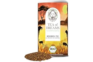 ‎TEA OF DREAMS Rooibos Tee Bio | Bekannt aus Südafrika (das Original) | loser Tee | 80g