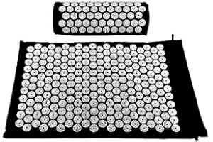 HI SUYI Acupressure Set Massage Mat and Pillow Bed of Nails Yoga Bed Mattress for Pain Relief Relieves Stress Back Neck Scalp and Wellness