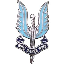 Spilla Da Bavero SAS In Metallo 25mm, Militare, Special Air Service Inglese - Foto 5