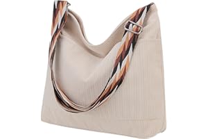 VX VONXURY Bolso Bandolera para Mujer Bolso de Hombro Grande con Correa Ajustable Bolsa de Transporte para Viajes Shopper Escuela