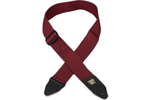 Ernie Ball EB4047 Gitarrengurt, Nylon weinrot