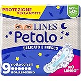 Lines Petalo Assorbenti Ultrasottile Notte, 9 Pezzi