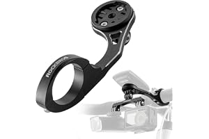 ROCKBROS 2 i 1 Cykeldatorfäste Aluminium Utförande GPS Cykeldator Förlängd Monteringsadapter för 31,8 mm Styrrör Kompatibelt