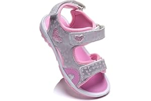 Daclay Girl's Sandals Soft Sole White Princess Comfortable Boys Kids Sandals Outdoor Shoes