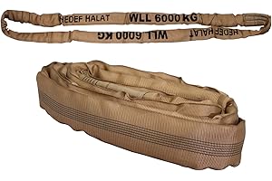 HEDEF HALAT 6 Tonnen 3 Meter 6t 3m Rundschlinge Bandschlinge Rundschlingen Hebeband Hebegurt Krangurt Kranschlinge Schlupp
