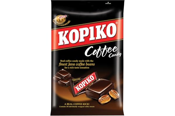Kopiko Kaffegodis gjorda med äkta Java-kaffe - fodral 12 x 100 gram väska