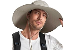 Cooltto Sun Hats for Men/Women with UPF 50+ UV Protection, Wide Brim Waterproof Breathable for Cycling, Fishing, Hiking, Golf, Climbing, Safari, Boating, Gardening and Other Outdoor Sports