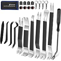 SourceTon Set di 10, Kit di Strumenti per la rimozione dell'assetto Automatico, Kit di Strumenti per la rimozione della Radio del cruscotto del Pannello dell'auto