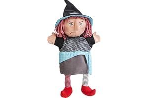 HABA - Marionnette Sorcière Hella - Jouet en Peluche - Enfant - Imagination - Jeu de rôle - 18 Mois